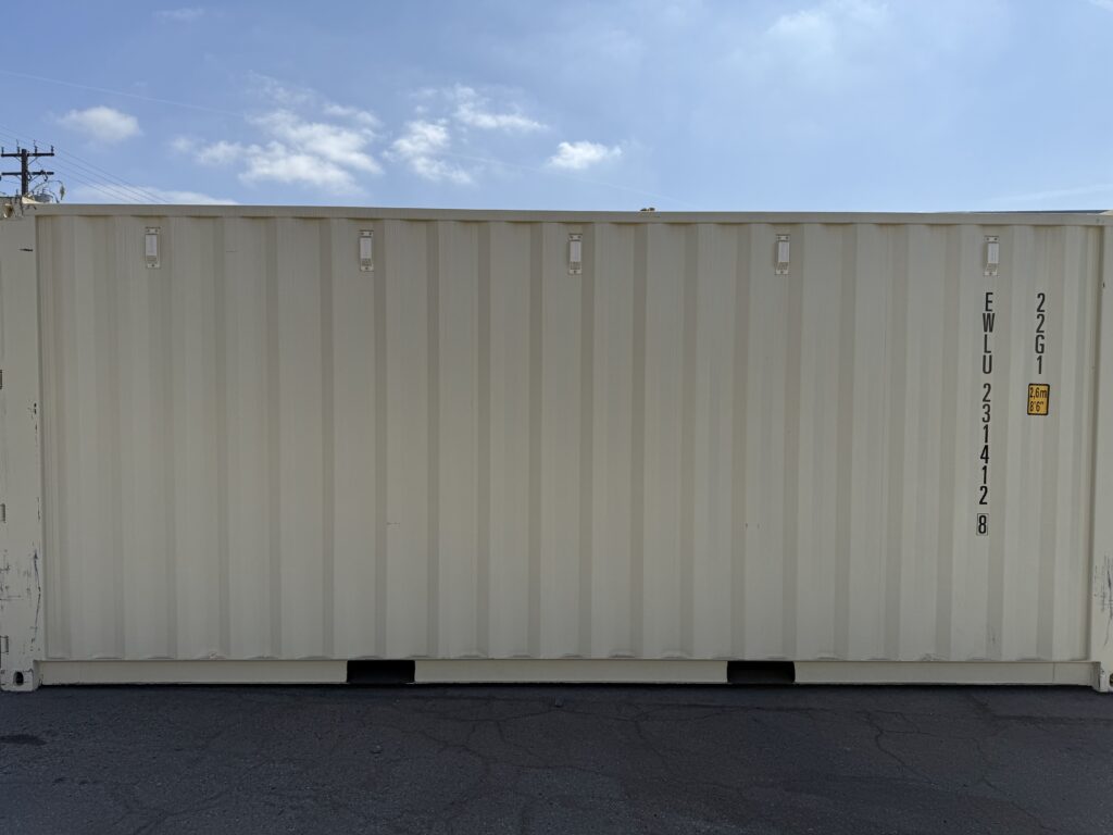 20 FT Standard Double Door One Trip Container Side View