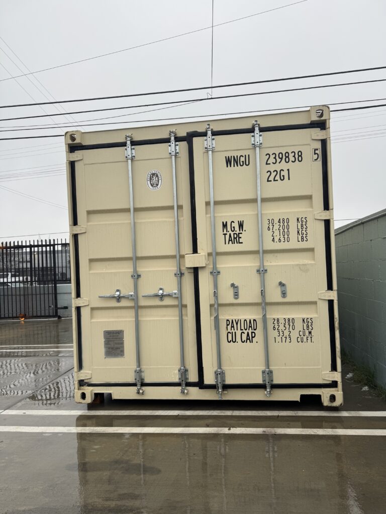 20 FT Standard One Trip Container Front View