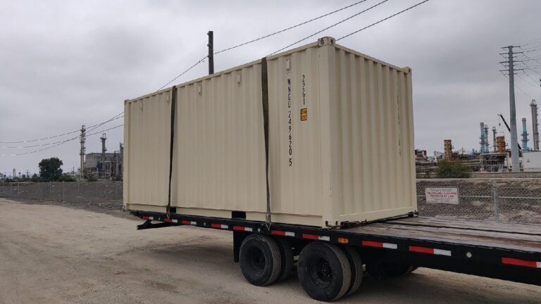 20 FT Standard One Trip Container Port Side View