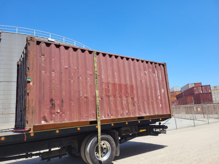 20 FT Standard Used WWT Container Port Side View