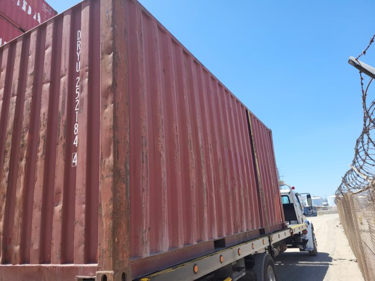 20 FT Standard Used WWT Container Port Side View Long