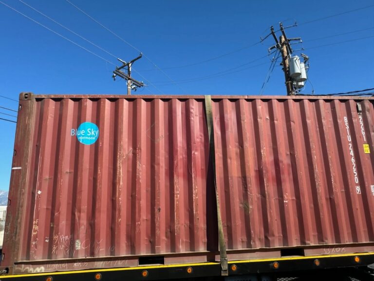 20 FT Standard Used WWT Container Side View