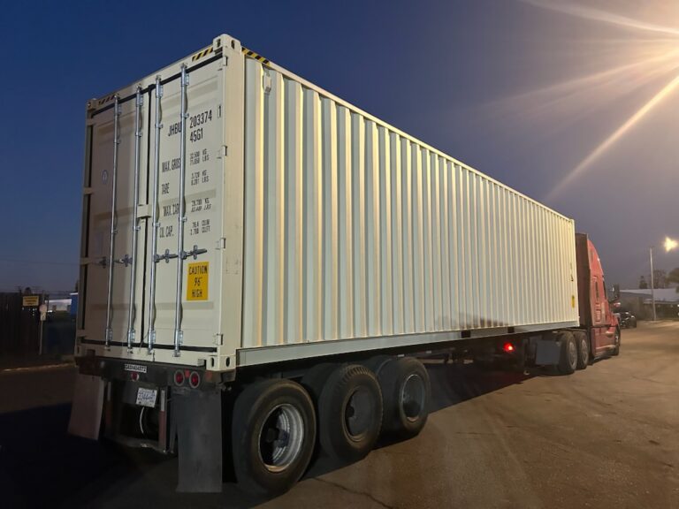 40 FT High Cube One Trip Container Night Delivery