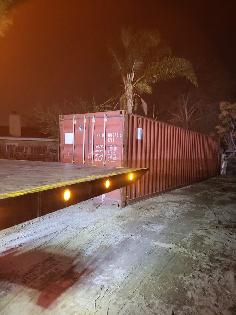 40 FT High Cube Used WWT Container Delivery
